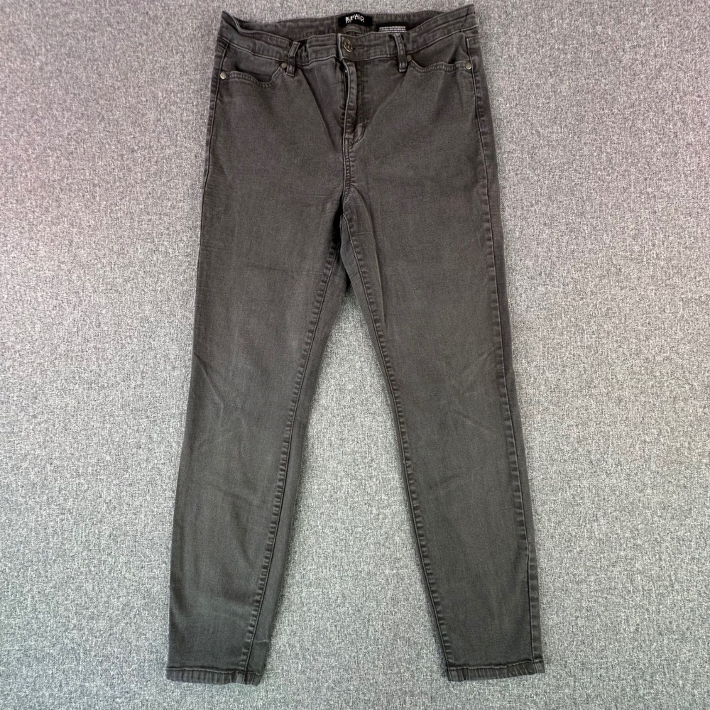 Buffalo David Bitton Jeans Womens 30 Skinny Gray High Rise Stretch Denim